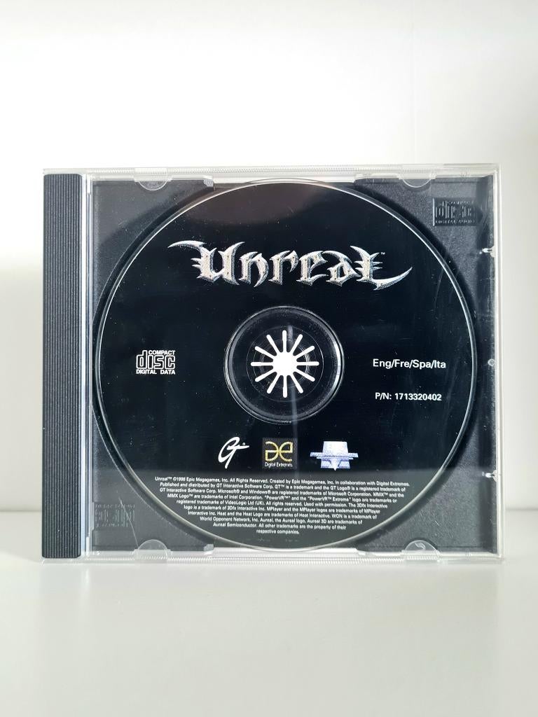 Unreal - PC cd-rom, Spelcomputers en Games, Games | Pc, Shooter, 1 speler, Ophalen of Verzenden, Zo goed als nieuw