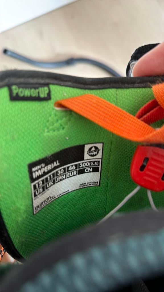 Burton imperial snowboard schoenen maat 46, Ophalen, Gebruikt, Schoenen