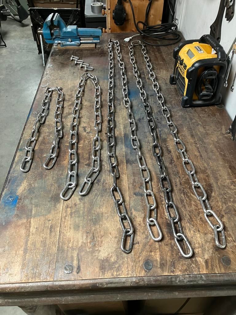 Rvs ketting, Ophalen of Verzenden, Gebruikt