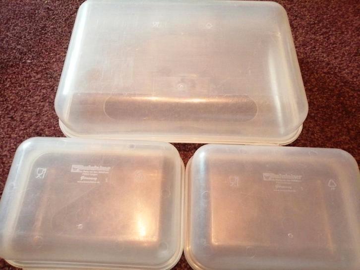 Plastic bakjes, Huis en Inrichting, Keuken | Keukenbenodigdheden, Gebruikt, Ophalen of Verzenden