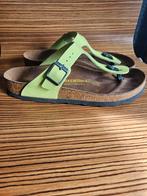 Zgan Birkenstock Gizeh maat 38, Ophalen, Zo goed als nieuw, Groen, Sandalen of Muiltjes