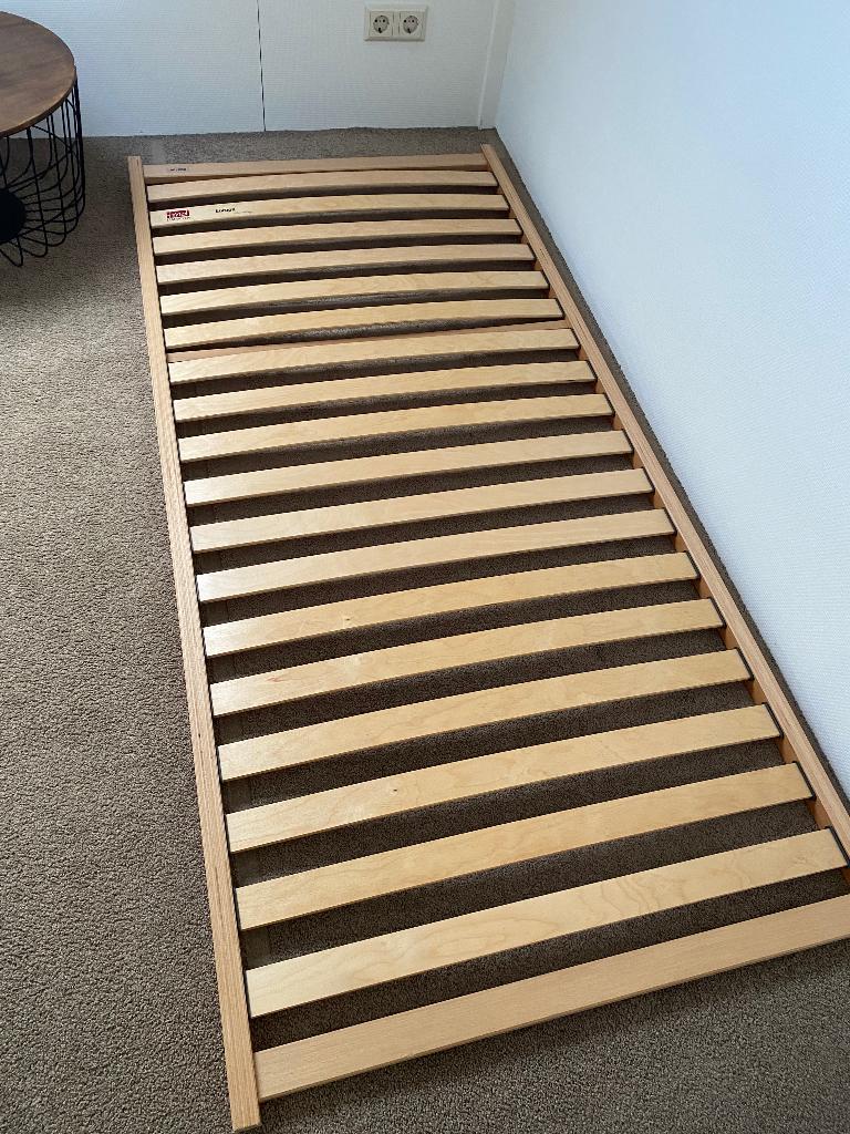 Lattenbodem 90/100, Huis en Inrichting, Slaapkamer | Matrassen en Bedbodems, Ophalen, Gebruikt, 90 cm, Eenpersoons