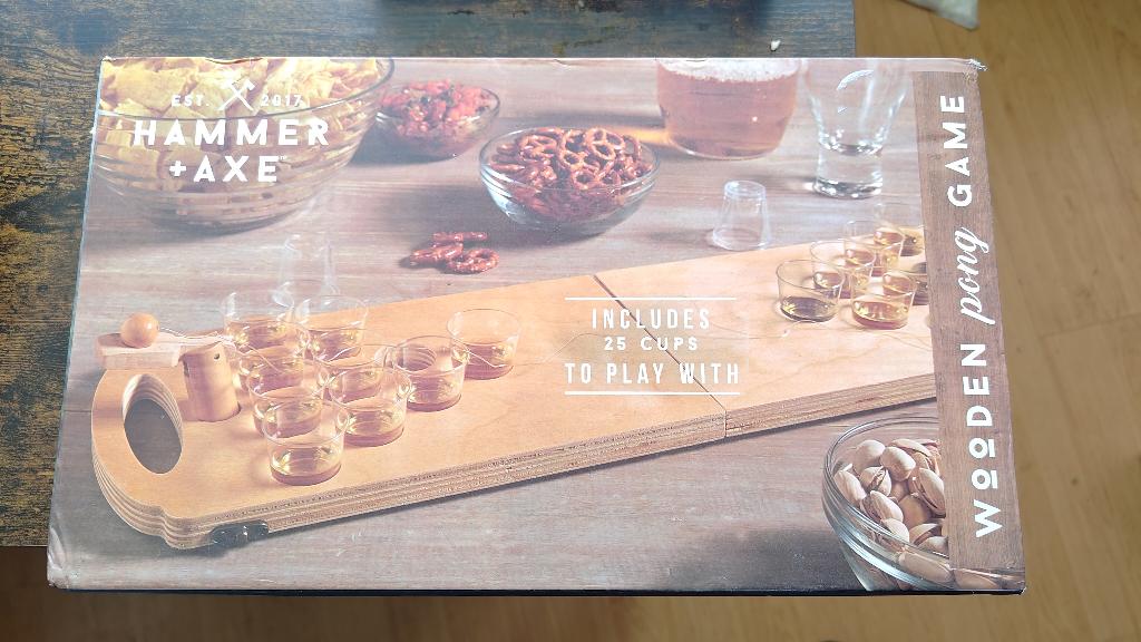 Hammer + Axe Beer Pong Spel, Drie of vier spelers, Ophalen of Verzenden, Nieuw