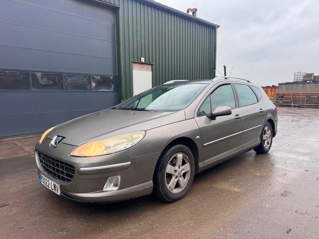 Peugeot 407 1.6 HDiF ST Pack Business *spaans kenteken* span, Auto's, Voorwielaandrijving, Gebruikt, Zwart, Bedrijf