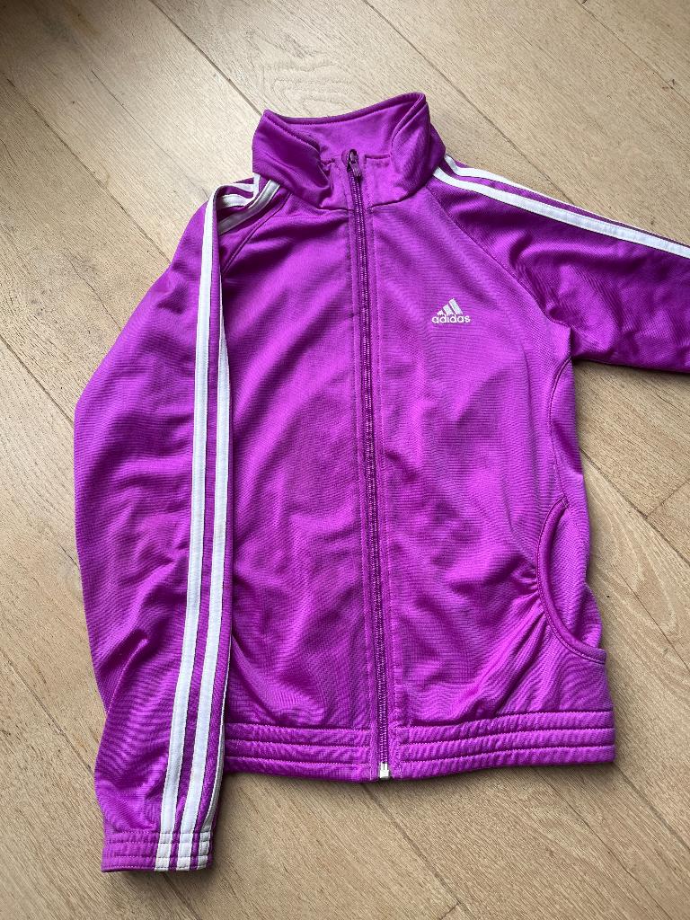 Adidas trainingsvest paars, Ophalen, Adidas, Gebruikt, Meisje