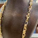 14k gouden ketting monte carlo versace schakel, Ophalen of Verzenden, Zo goed als nieuw, Goud