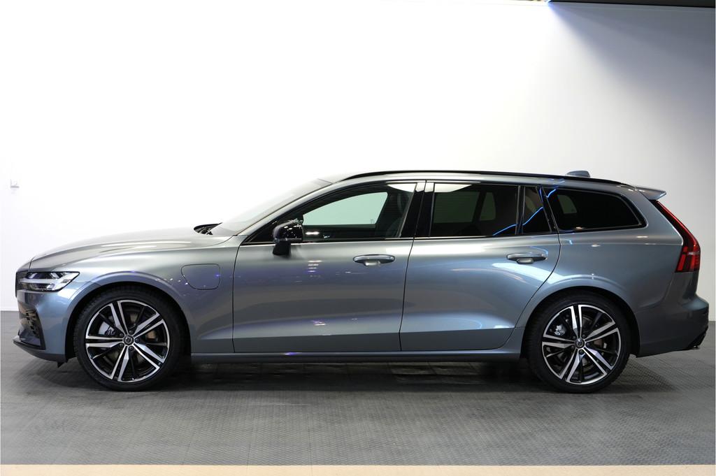 Volvo V60 2.0 T6 AWD 250kW/340pk Aut8 Recharge R-Design HARM, Automaat, Gebruikt, Leder en Stof, 340 pk