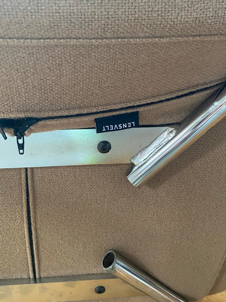 Lensvelt stoel - Comfortabel en stijlvol design, Huis en Inrichting, Stoelen, Ophalen, Gebruikt, Overige kleuren, Metaal