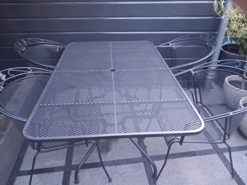 Royal garden tuinset 4 persoons, Ophalen of Verzenden, Nieuw, Rechthoekig