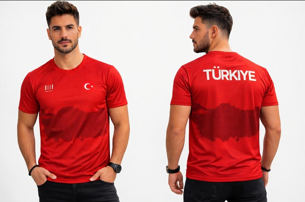 Turkije shirt voor man en vrouw., Ophalen of Verzenden
