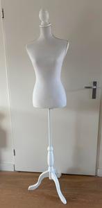 Paspop torso vrouw - verstelbare houten voet, Ophalen, Zo goed als nieuw, Paspop