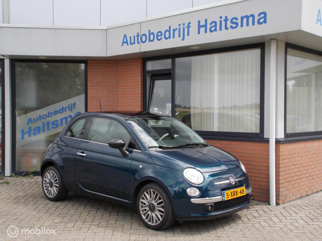 Fiat 500 0.9 TwinAir Turbo Cult Lederlook | Panodak | Clima, Auto's, Voorwielaandrijving, Gebruikt, 905 kg, Bedrijf