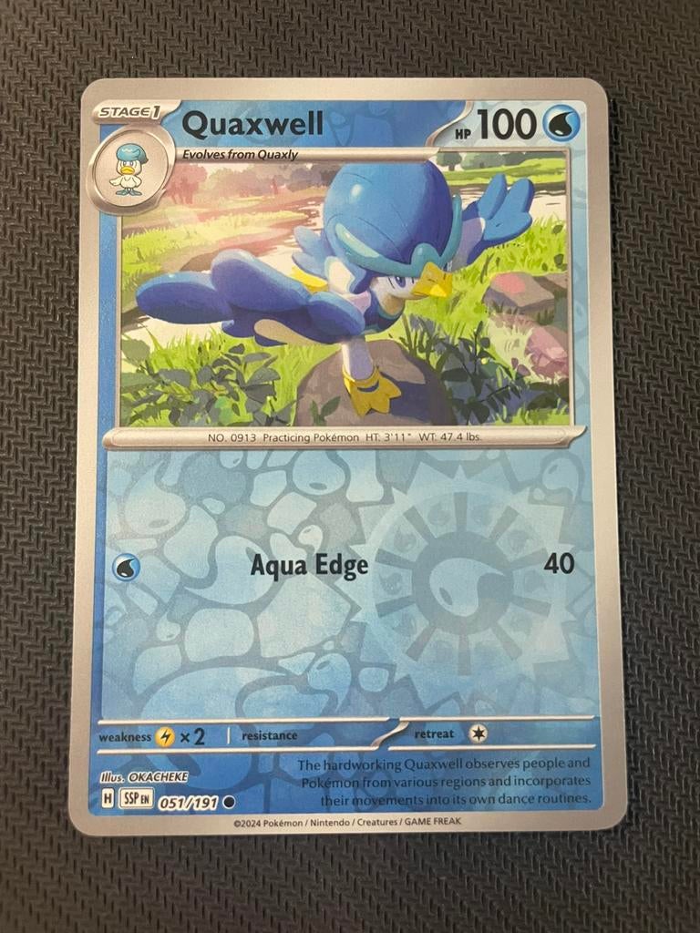 Quaxwell 051/191 Reverse Holo Surging Sparks Packfresh, Verzenden, Zo goed als nieuw