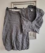 Feestelijke set rok met gilet - Sarah Pacini - grijs - mt. 3, Sarah Pacini, Maat 42/44 (L), Ophalen of Verzenden, Zo goed als nieuw
