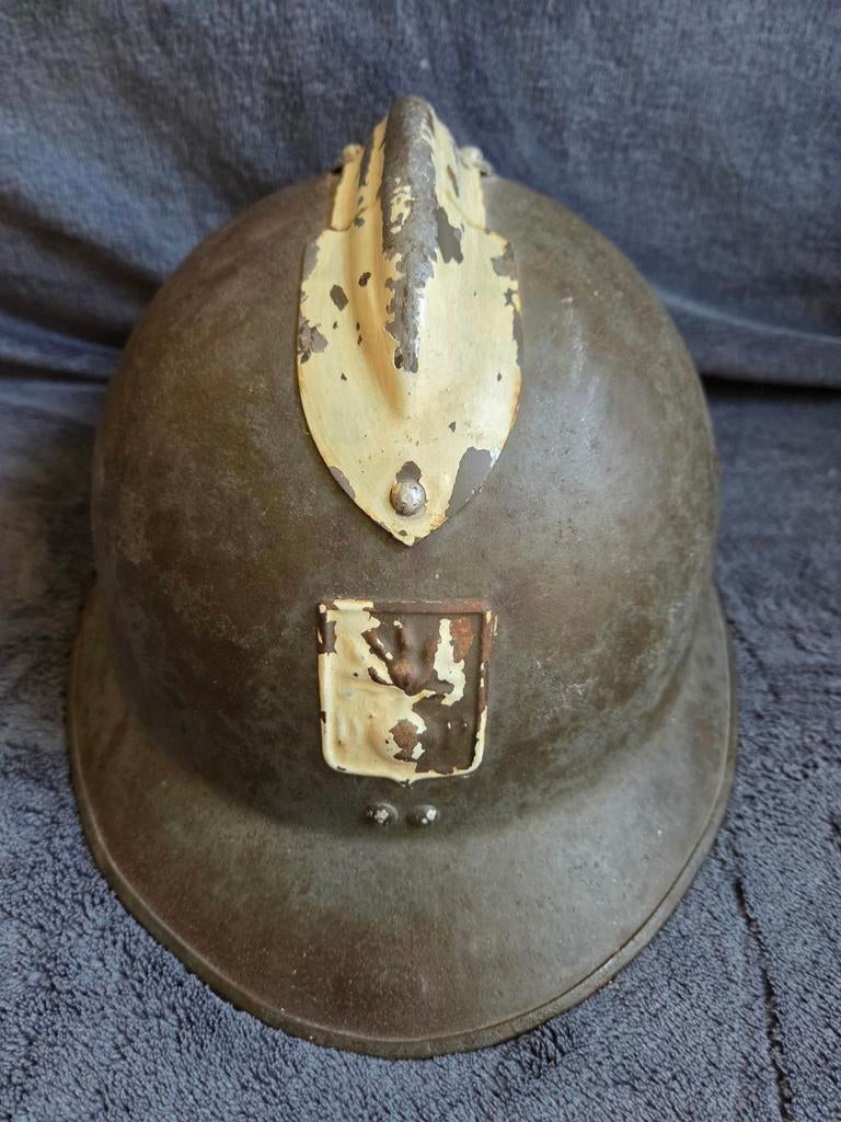 Franse Adrian helm - Defense Passive, Verzamelen, Militaria | Algemeen, Ophalen of Verzenden, Overige gebieden, Helm of Baret