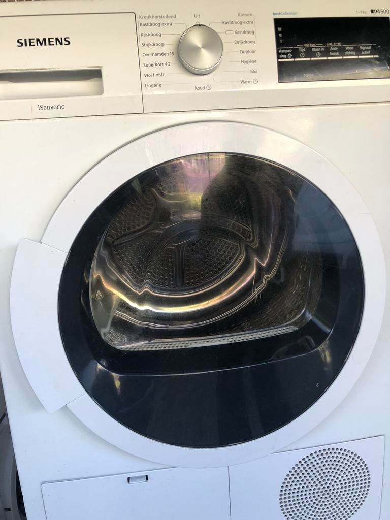 Siemens iq300 condens wasdroger 9 kg, Ophalen, Gebruikt, Minder dan 85 cm, 8 tot 10 kg