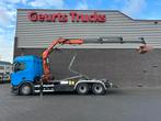 Scania R580 V8 6X4 HAAKARM + ATLAS AK 172.3E KRAAN/KRAN/CRAN, Automaat, Euro 6, Scania, Blauw