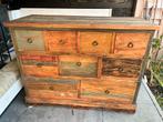 Unieke Ladekast - Bootwood (Indonesië), Ophalen, Gebruikt, 100 tot 150 cm, 5 laden of meer