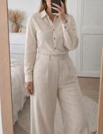 Nieuw beige linnen overhemd Esmara maat 36, Beige, Nieuw, Maat 36 (S), Esmara