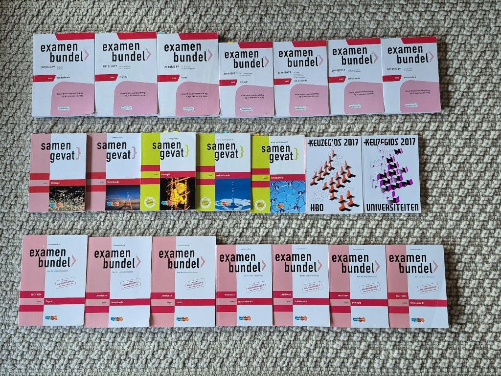 Examenbundels en samenvattingen VWO + Keuzegidsen, Boeken, Schoolboeken, VWO, ThiemeMeulenhoff, Ophalen of Verzenden, Zo goed als nieuw