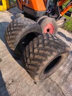 2x 500/50R17 2x 7.00R16 banden shovel tractor kar, Ophalen, Gebruikt
