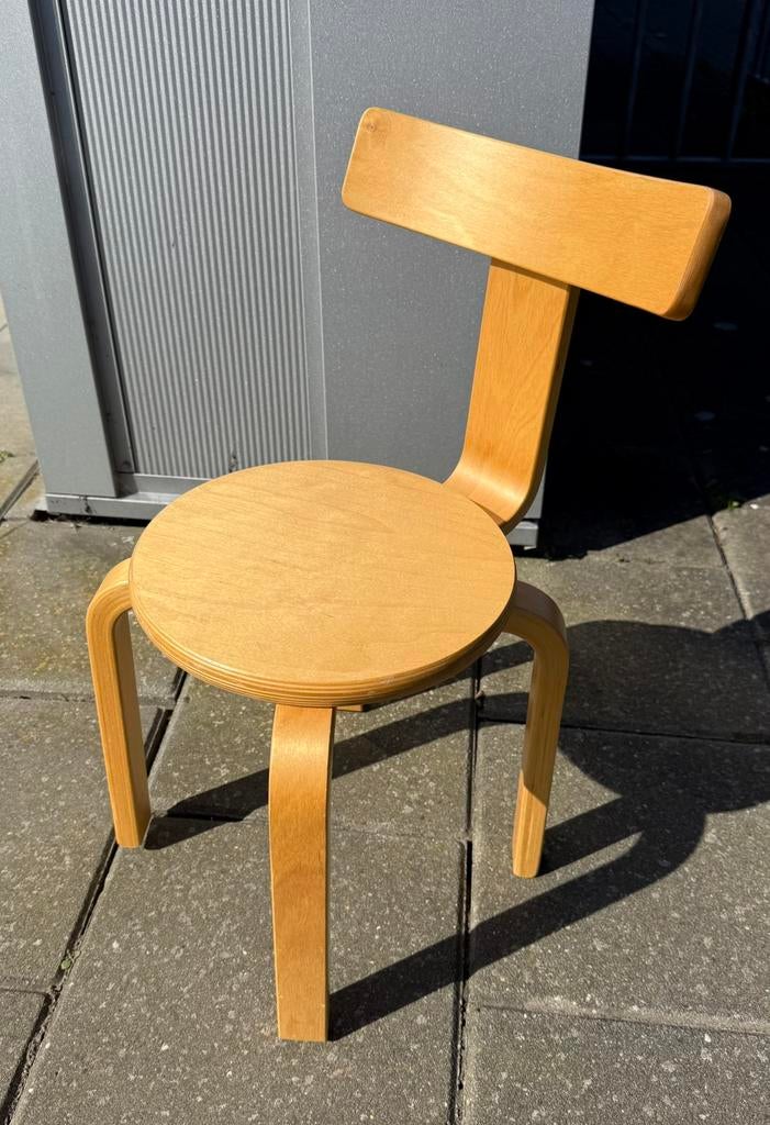 Vintage Frosta / Alvar Aalto styl plywood stoeltje, Ophalen of Verzenden, Zo goed als nieuw, Stoel(en)