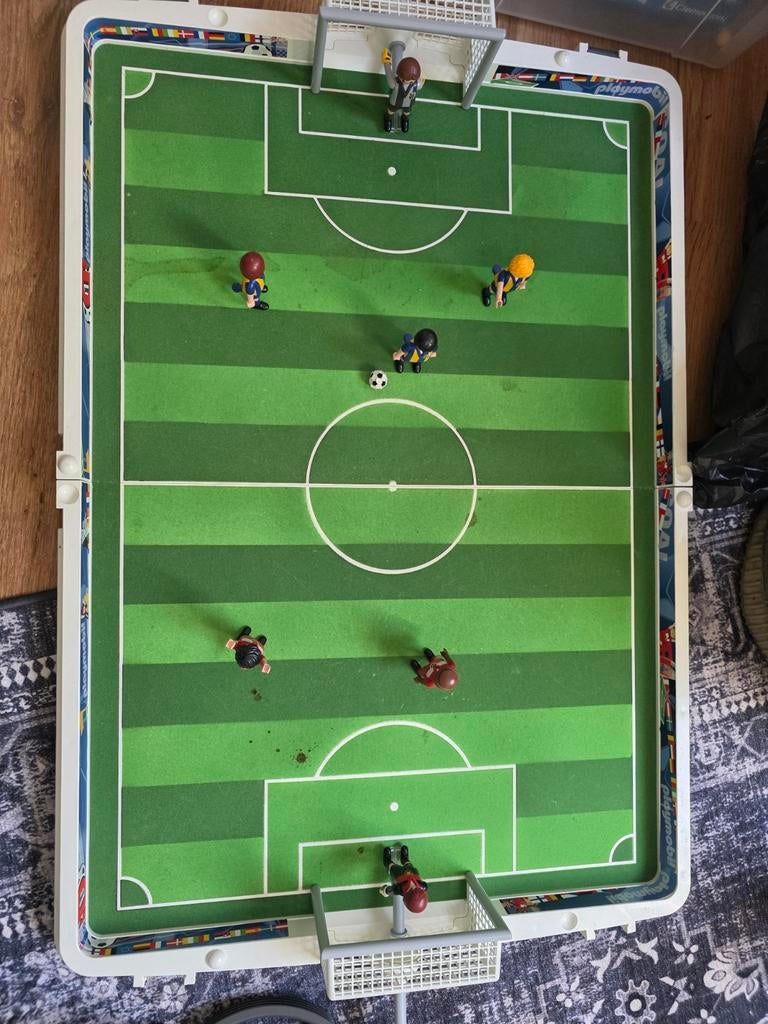 Playmobil voetbalveld draagbaar, Ophalen of Verzenden, Gebruikt