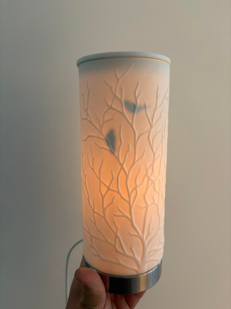 Rader tafellamp - cilinder - vogel, Ophalen of Verzenden, Zo goed als nieuw, Minder dan 50 cm