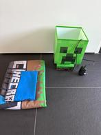 Minecraft lamp en dekbedovertrek, Ophalen of Verzenden, Zo goed als nieuw, Lamp