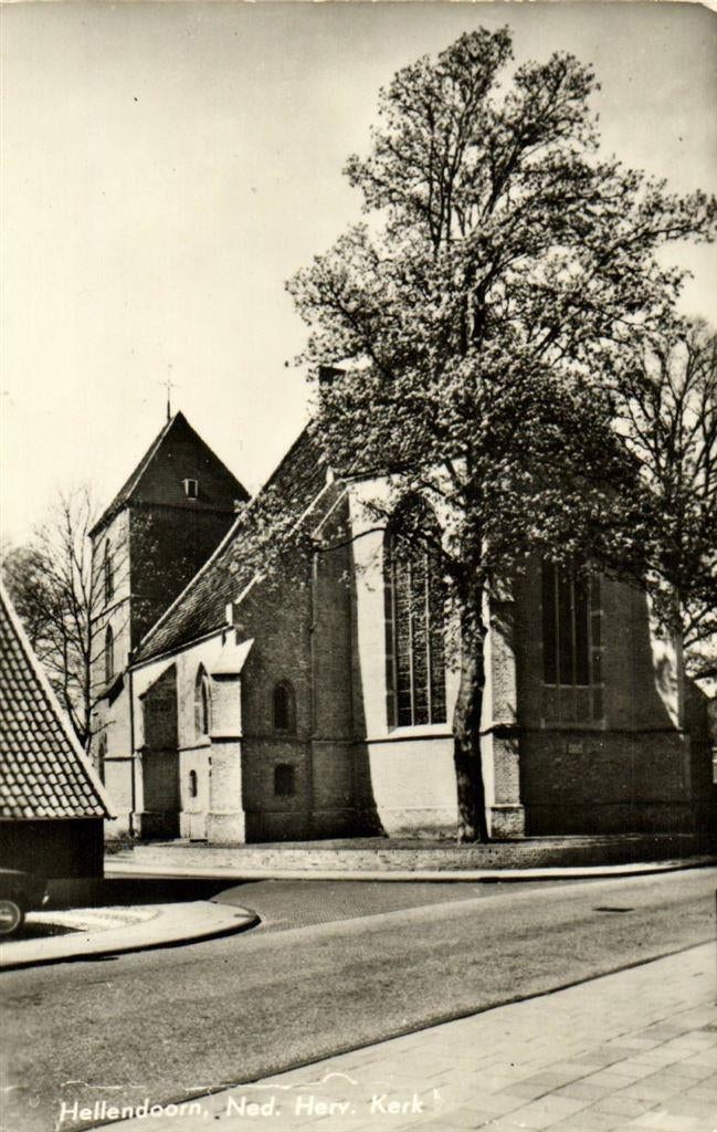 Hellendoorn, Ned. Herv. Kerk - 1966 gelopen, Ophalen of Verzenden, Voor 1920, Gelopen, Overijssel