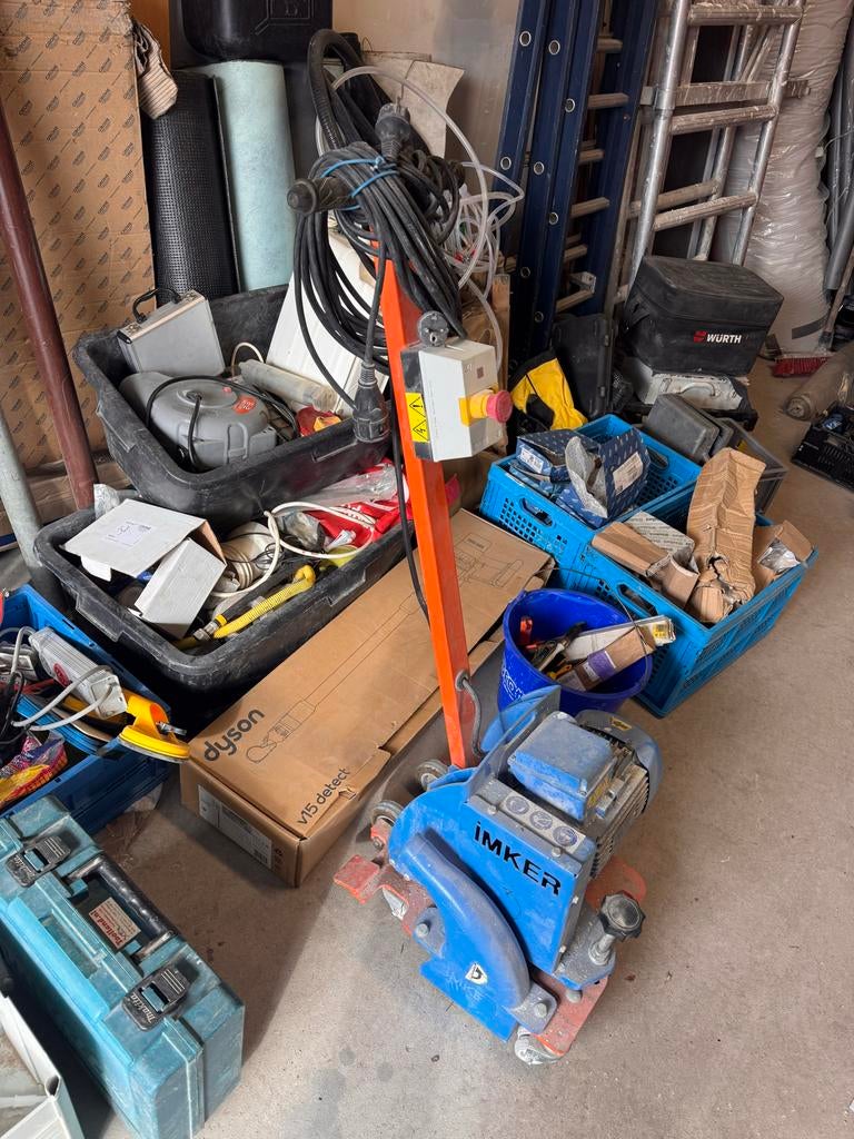 Vloerverwarming freesmachine 230V, Ophalen of Verzenden, Gebruikt, Elektrisch, Sleuvenfrees