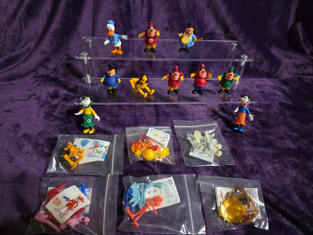 16 Oude Steekfiguren Disney etc. Kinder Surprise, Verzamelen, Verrassingseieren, Ophalen of Verzenden, Zo goed als nieuw, Steekfiguren