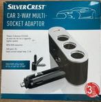 Silvercrest 3-voudige autoverdeelstekker splitter + USB, Auto diversen, Ophalen of Verzenden