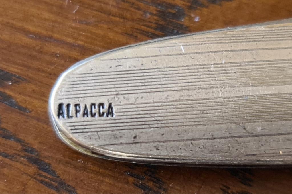 Vintage Alpaca zakmes - Solingen - MP, Antiek en Kunst, Antiek | Gereedschap en Instrumenten, Verzenden