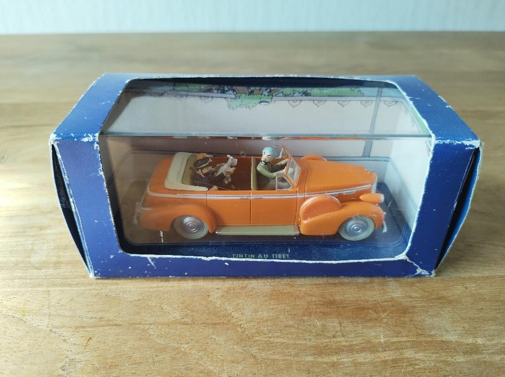 Kuifje in Tibet model auto de taxi van New-Dehli uit 2003, Hobby en Vrije tijd, Modelauto's | 1:43, Ophalen of Verzenden, Gebruikt