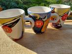 Drie kleine mokken Douwe Egberts, Ophalen of Verzenden, Overige stijlen, Kop(pen) en/of Schotel(s)