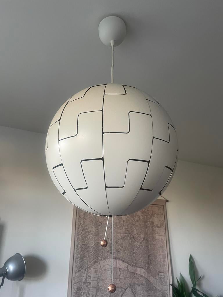 IKEA PS 2014 Hanglamp - Wit/Koper - Zo goed als nieuw, Ophalen of Verzenden, Zo goed als nieuw, Metaal, Minder dan 50 cm