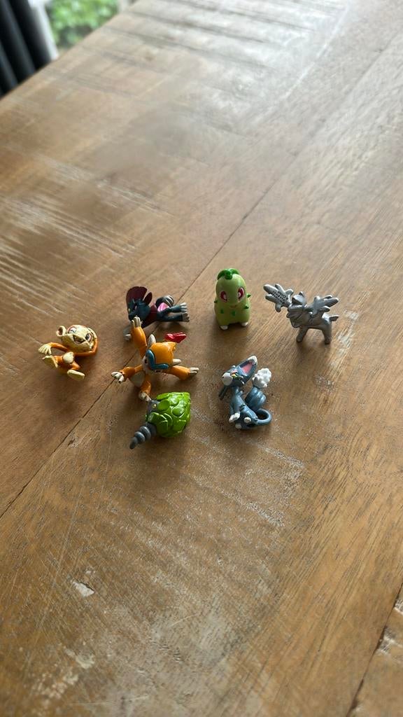 Set van 7 kleine Pokémon figuurtjes, Ophalen of Verzenden, Gebruikt