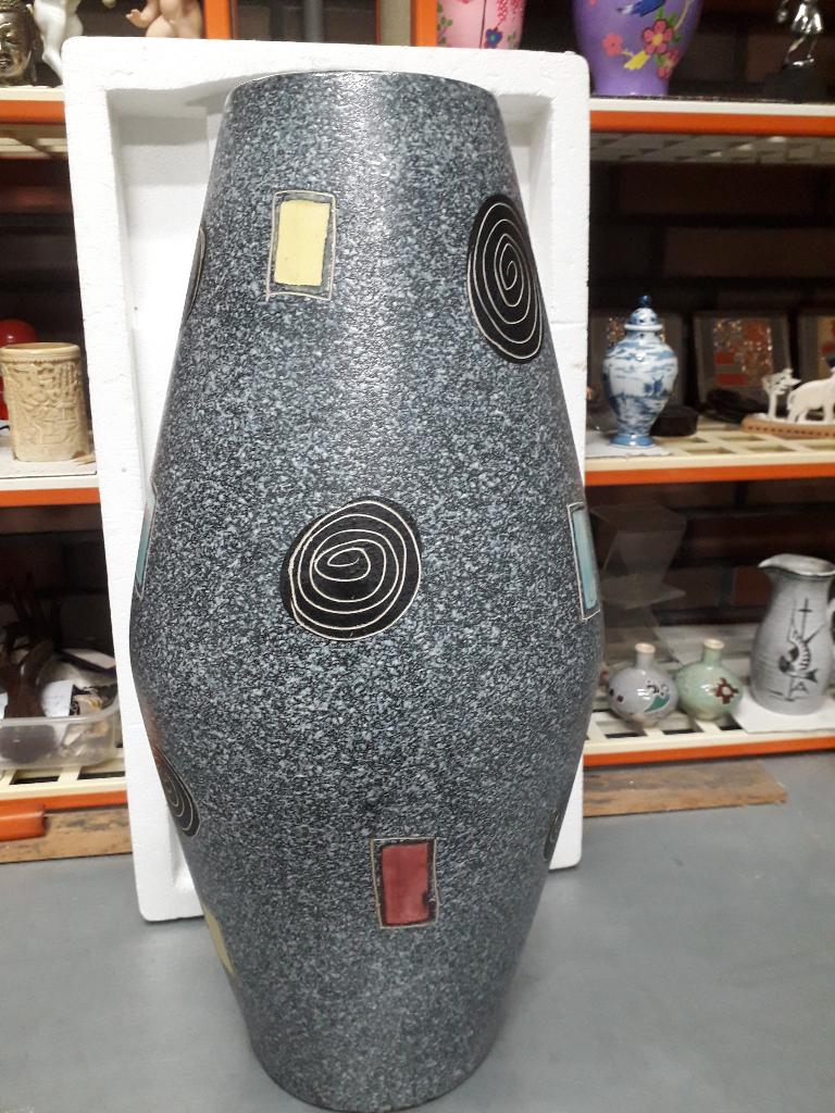 UNIEKE SCHEURICH FOREIGN W GERMANY VAAS hoog 50cm 50e jaren, Ophalen of Verzenden