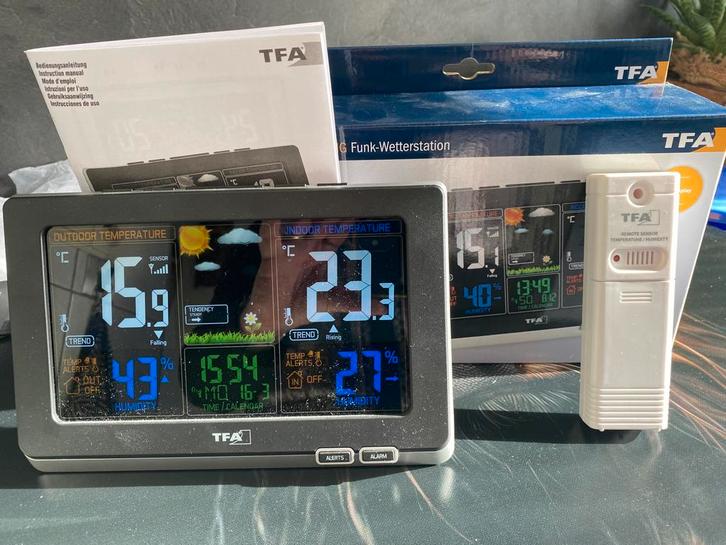 TFA-Dostmann Weerstation Spring -, Audio, Tv en Foto, Weerstations en Barometers, Nieuw, Ophalen of Verzenden