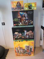 Compleet Lion Knights dorp, 5 sets, Lego 10305 plus 4, Ophalen of Verzenden, Zo goed als nieuw, Complete set, Lego