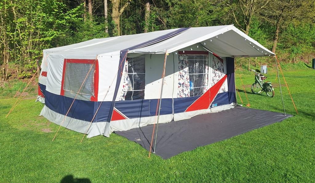 Jamet Arizona vouwwagen uit 1999 - Compleet en waterdicht!, Caravans en Kamperen, Ophalen, Beige, Aanwezig, Meer dan 6