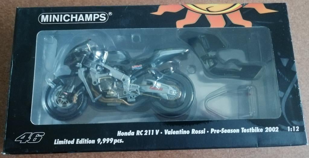 Honda RC 211V Valentino Rossi Testbike 2002 Minichamps, Verzenden, Nieuw, Formule 1