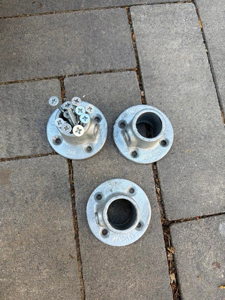 Stijgerbuis met bevestigingsstukken, Ophalen, Overige materialen, Gebruikt, 20 tot 40 mm