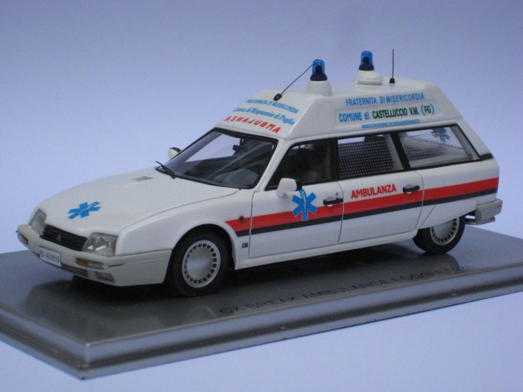 Citroen CX Break serie 2 Ambulance Foggia Kess 1:43, Ophalen of Verzenden, Nieuw, Auto, Overige merken