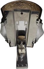 Vintage wandlamp met messing rand en bubbelglas, Huis en Inrichting, Lampen | Wandlampen, Ophalen, Nieuw, Glas