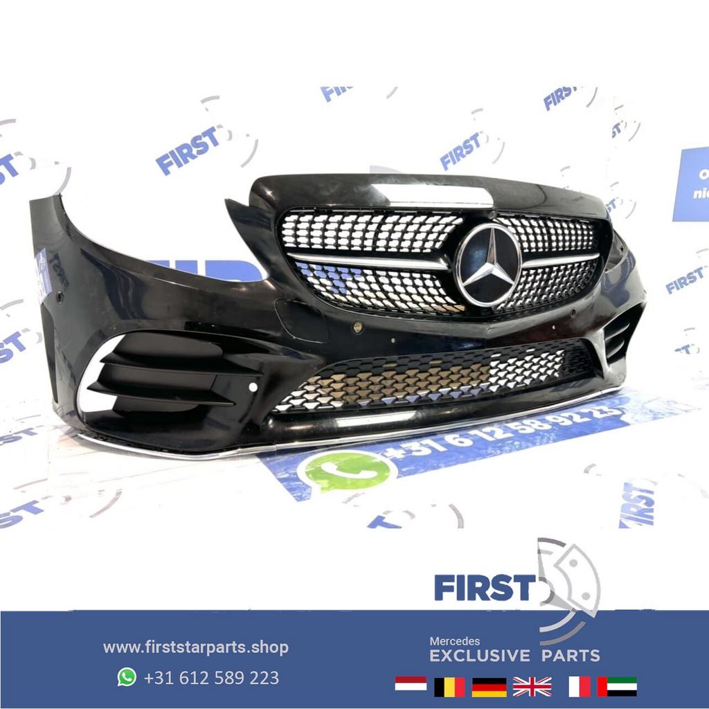 W205 FACELIFT AMG VOORBUMPER + PANAMERICANA GRIL 2019 Merced, Gebruikt, -, Voor, Ophalen of Verzenden