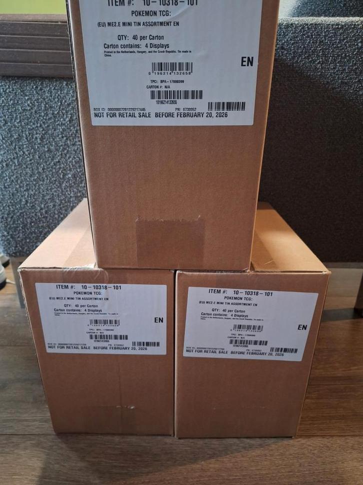 (1x) Pokemon Ascended Heroes Mini Tin Display Case, Hobby en Vrije tijd, Verzamelkaartspellen | Pokémon, Nieuw, Overige typen