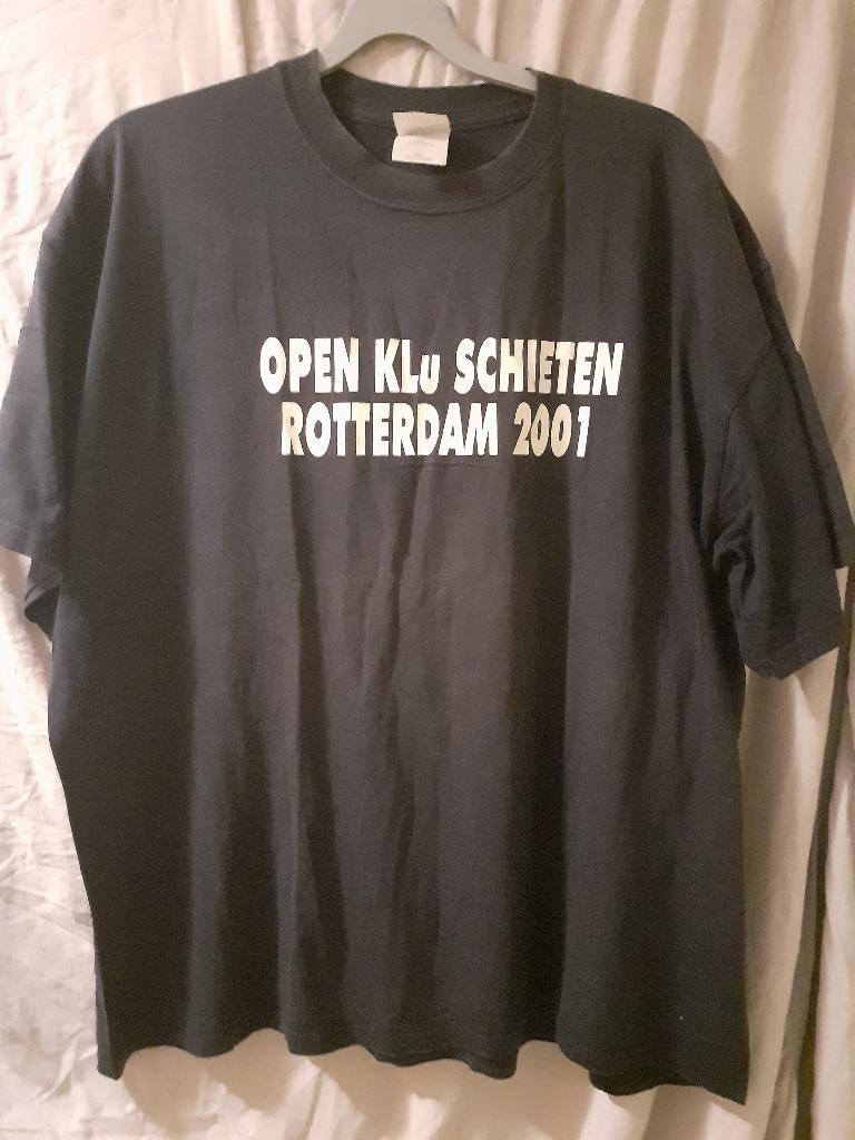 T-shirt Klu open schieten 2001 Rotterdam, Ophalen of Verzenden, Luchtmacht, Nederland, Kleding of Schoenen