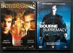 DVD Set - Brothers Grimm - The Bourne Supremacy - Matt Damon, Vanaf 12 jaar, Ophalen of Verzenden, Zo goed als nieuw, Actie